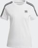 Adidas Originals Adicolor Classics 3 Stripes T shirt White Dames online kopen