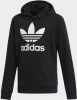 Adidas Trefoil basisschool Hoodies Black 70% Katoen, 30% Polyester online kopen