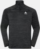 Odlo Millennium Element Half-zip Tussenlaagtop Zwart/Donkergrijs Mengeling online kopen