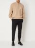 Calvin Klein Pullover met halve rits en logoborduring online kopen