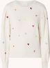 Fabienne Chapot Holly sweater met borduring en pofmouw online kopen