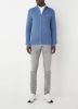 Gant Cotton Pique Zip Cardigan , Blauw, Heren online kopen