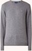 Gant Lamb Wol Sweater Melange , Grijs, Heren online kopen