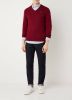 Gant Trui Lamswol V Neck Bordeaux , Rood, Heren online kopen