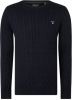 GANT Regular Fit Trui ronde halsnachtblauw, Effen online kopen