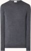 Profuomo Fijngebreide pullover in merino wolblend online kopen
