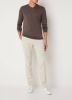 Profuomo Fijngebreide pullover van Merino wol met V hals online kopen