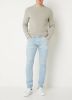 Profuomo Grofgebreide pullover met stretch online kopen