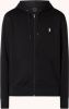 Polo Ralph Lauren vest zwart effen katoen opstaande kraag rits met steekzakken online kopen