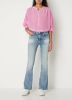 Scotch & Soda Elbow sleeve easy popover orchid pink online kopen