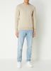 Scotch & Soda Trui melange crewneck pullover sand melange(170014 0610 ) online kopen