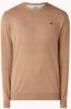 Scotch & Soda Pullover classic crew neck camel melange(165322 0760 ) online kopen