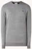 Scotch & Soda Lichtgrijze Trui Classic Crewneck Pullover online kopen