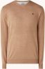 Scotch & Soda Pullover classic crew neck camel melange(165322 0760 ) online kopen