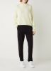 Scotch and Soda Truien Relaxed Fit Crew Neck Boucle Sweater Groen online kopen