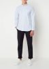 SELECTED HOMME gestreept regular fit overhemd SLHREGRICK OX met biologisch katoen lichtblauw/wit online kopen
