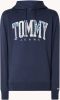 Tommy Hilfiger Regular fit hoodie met tartan logo applicatie online kopen