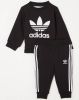 Adidas Originals Logo Crew Trainingspak Baby's Black/White/White Kind online kopen