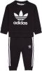 Adidas Originals Logo Crew Trainingspak Baby's Black/White/White Kind online kopen