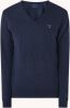 Gant V hals gebreide kleding , Blauw, Heren online kopen