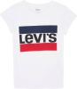 Levis Girls' Sportswear Logo T Shirt Junior White/Red/Navy Kind online kopen