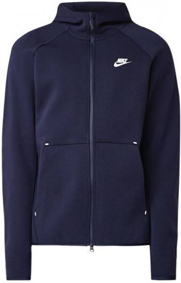 Nike Tech Fleece Hoodie Full Zip Windrunner Donkerblauw Zwart online kopen