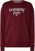 Tommy Hilfiger Sweater modern corp logo deep rouge(dm0dm15029 vlp ) online kopen
