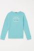 Tommy Hilfiger ! Jongens Sweater -- Turquoise Katoen/polyester online kopen