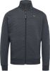 PME Legend Donkerblauwe Vest Zip Jacket Jacquard Interlock Sweat online kopen