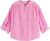 Scotch & Soda Elbow sleeve easy popover orchid pink online kopen