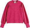 Scotch & Soda Roze Sweater Crew Neck Raglan Sweat With Piping online kopen