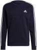 Adidas performance Sweater met ronde hals in molton, 3 stripes online kopen