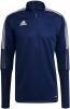 Adidas Performance Tiro 21 voetbalsweater donkerblauw/wit online kopen