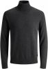 JACK & JONES ESSENTIALS fijngebreide coltrui JJEEMIL Dark Grey Melange online kopen