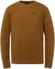 PME Legend fijngebreide pullover met textuur 8197 rubber online kopen