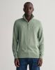 Gant Flamme Sweater met Rits Kalamata Green Heren online kopen
