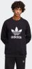 Adidas Adicolor Trefoil Crew Heren Sweatshirts Black Katoen Fleece online kopen