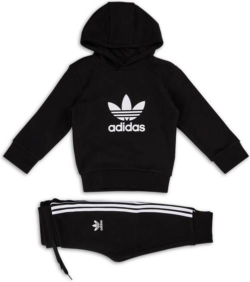 Adidas Adicolor Hooded Baby Tracksuits Black Katoen Fleece online kopen