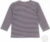 Dirkje baby gestreepte longsleeve met biologisch katoen donkerblauw/roze online kopen