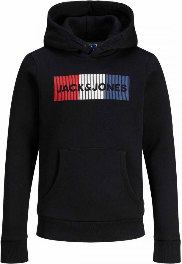 Jack & jones Jack&jones 12152841 Corp Logo Sweater Boy Black online kopen