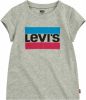 Levis Girls' Sportswear Logo T Shirt Junior White/Red/Navy Kind online kopen