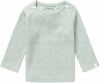 Noppies baby gemêleerde ribgebreide longsleeve Natal met biologisch katoen beige melange online kopen