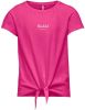 Only ! Meisjes Shirt Korte Mouw -- Roze Katoen online kopen