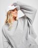 Nike Sportswear Collection Essentials Oversized sweatshirt van fleece met ronde hals voor dames Dark Grey Heather/Base Grey/White Dames online kopen