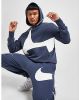 Nike Sportswear Swoosh Deels geborstelde hoodie voor heren Thunder Blue/White Heren online kopen