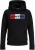 Jack & jones Jack&jones 12152841 Corp Logo Sweater Boy Black online kopen