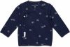 Noppies baby longsleeve Basic Collection met all over print en overslag detail donkerblauw online kopen