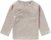 Noppies ! Unisex Shirt Lange Mouw -- Lichtgrijs Katoen/polyester/elasthan online kopen