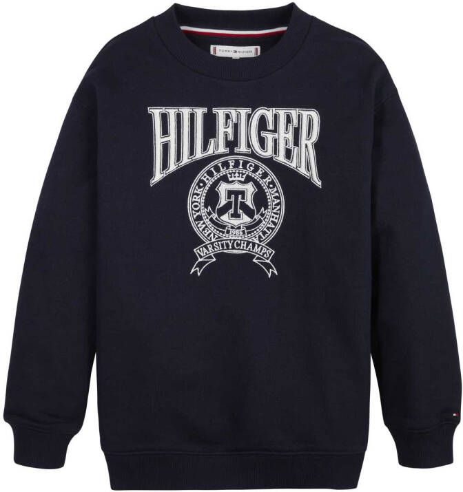 Tommy Hilfiger ! Jongens Sweater -- Donkerblauw Katoen/polyester online kopen