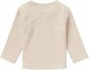 Noppies baby gemêleerde ribgebreide longsleeve Natal met biologisch katoen beige melange online kopen